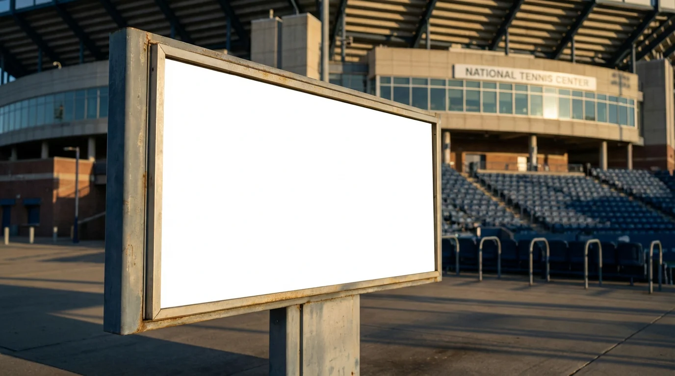 Valla publicitaria deportiva con espacios publicitarios regulados en estadio español